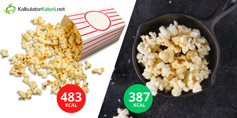 popcorn może być zdrową przekąską 